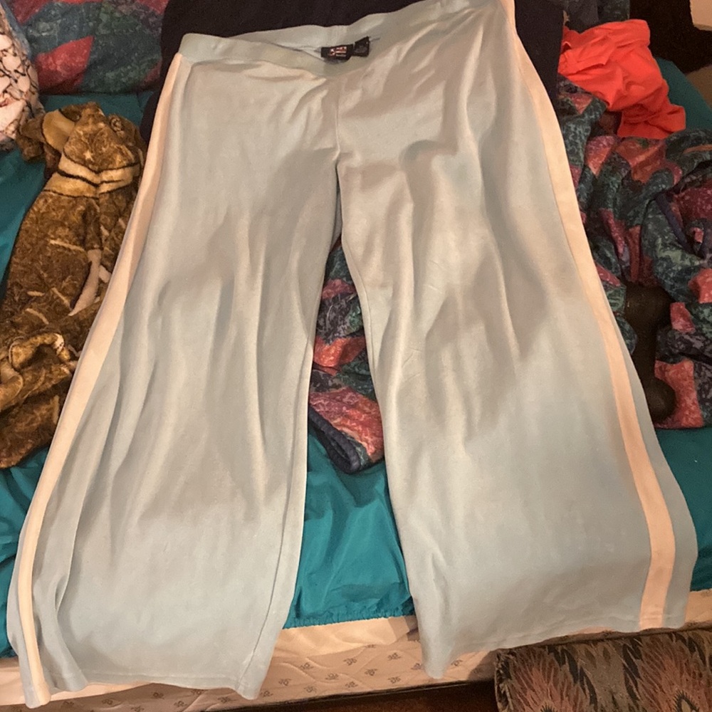 Jennifer Lopez brand casual wide leg pants